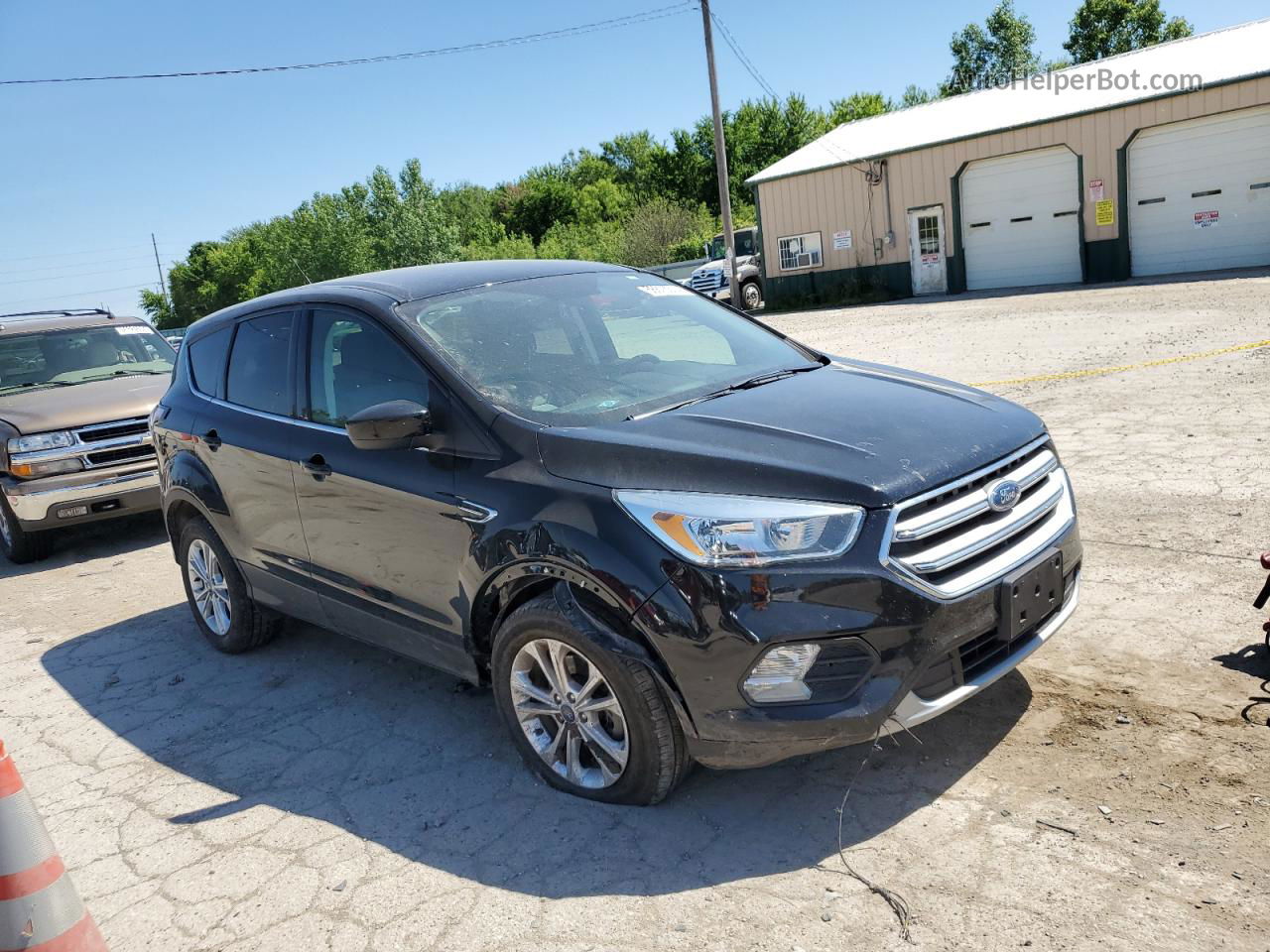 2017 Ford Escape Se Black vin: 1FMCU0GD0HUC33497