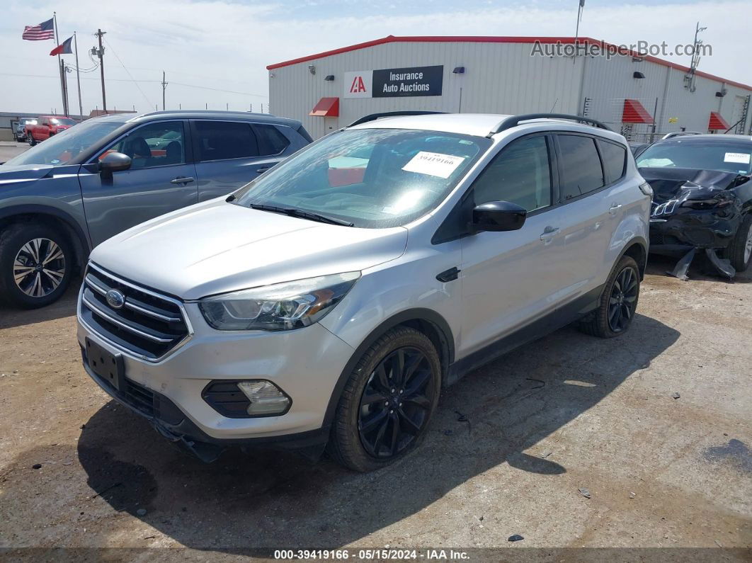 2017 Ford Escape Se Silver vin: 1FMCU0GD0HUC65771