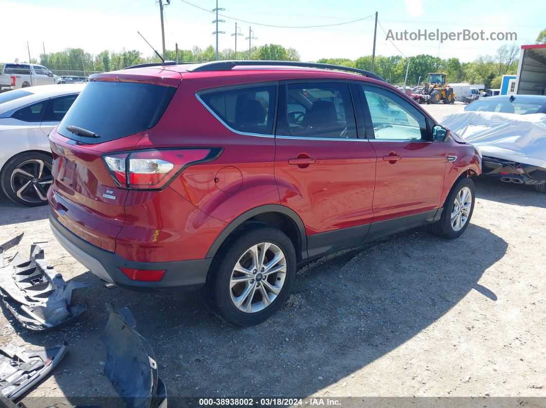 2017 Ford Escape Se Red vin: 1FMCU0GD0HUD04519