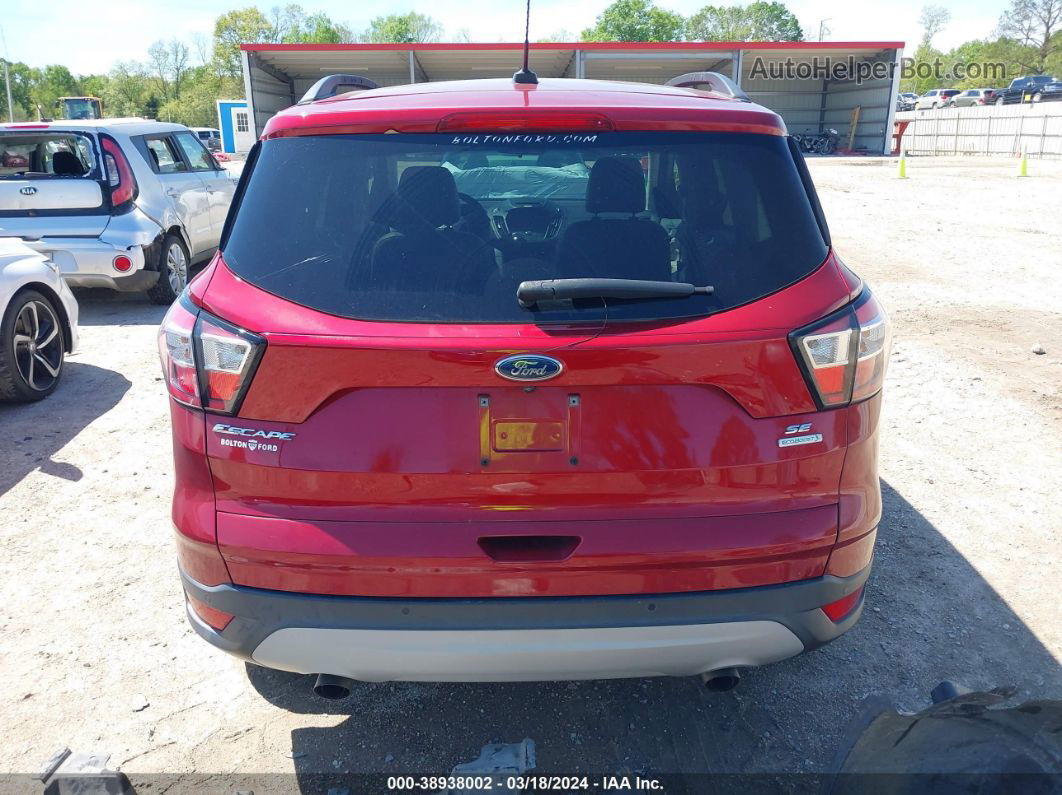 2017 Ford Escape Se Red vin: 1FMCU0GD0HUD04519