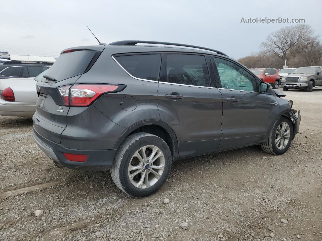 2017 Ford Escape Se Угольный vin: 1FMCU0GD0HUD38993