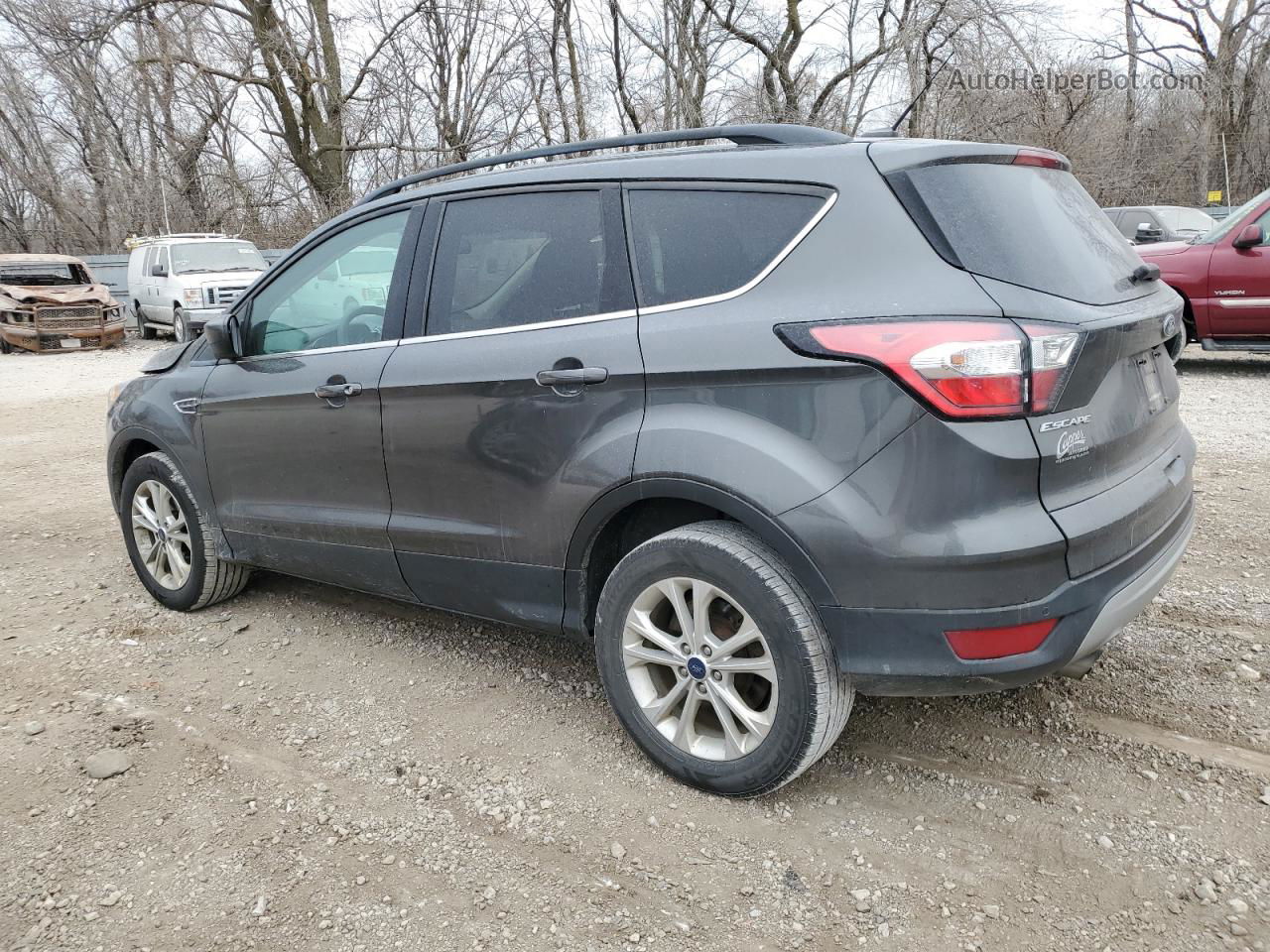 2017 Ford Escape Se Угольный vin: 1FMCU0GD0HUD38993