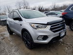 2017 Ford Escape Se Silver vin: 1FMCU0GD0HUD52067