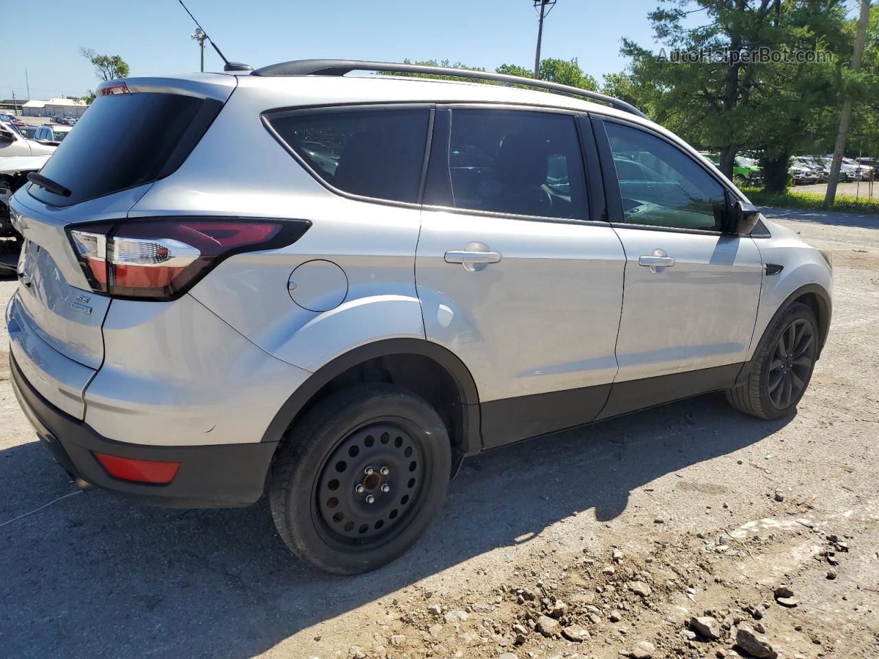 2017 Ford Escape Se Silver vin: 1FMCU0GD0HUE68286