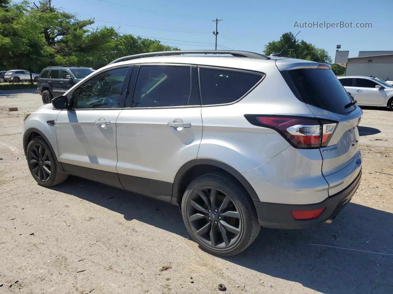 2017 Ford Escape Se Silver vin: 1FMCU0GD0HUE68286