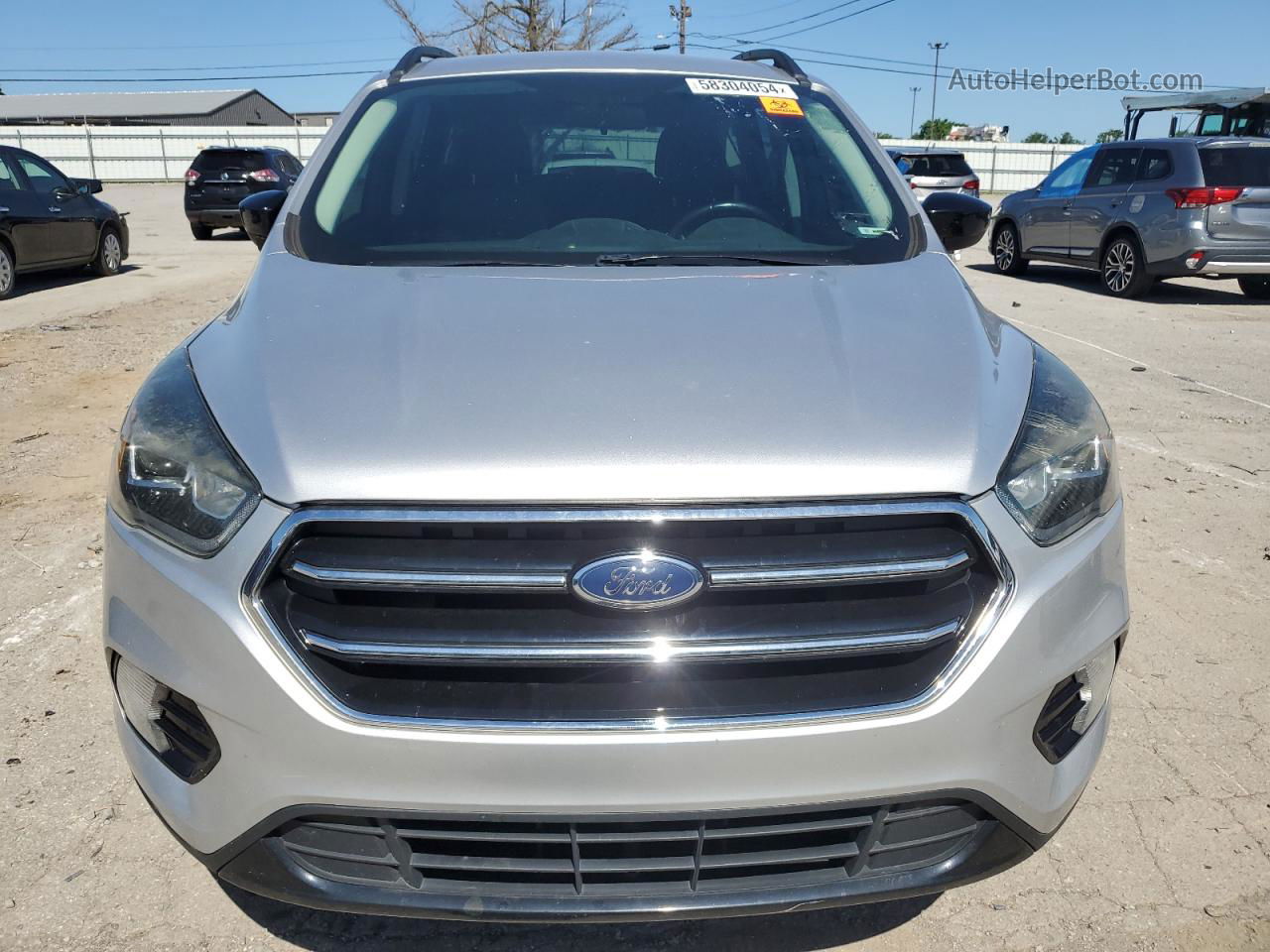 2017 Ford Escape Se Silver vin: 1FMCU0GD0HUE68286