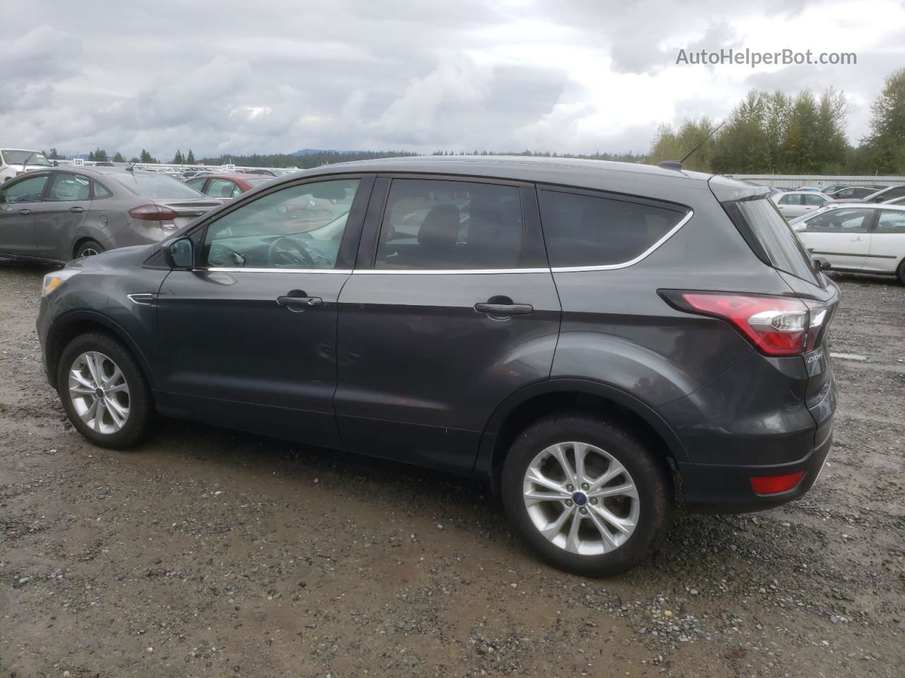 2017 Ford Escape Se Gray vin: 1FMCU0GD0HUE75710