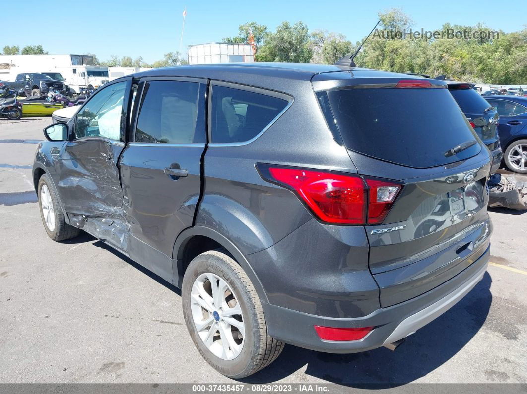 2019 Ford Escape Se Gray vin: 1FMCU0GD0KUA30892