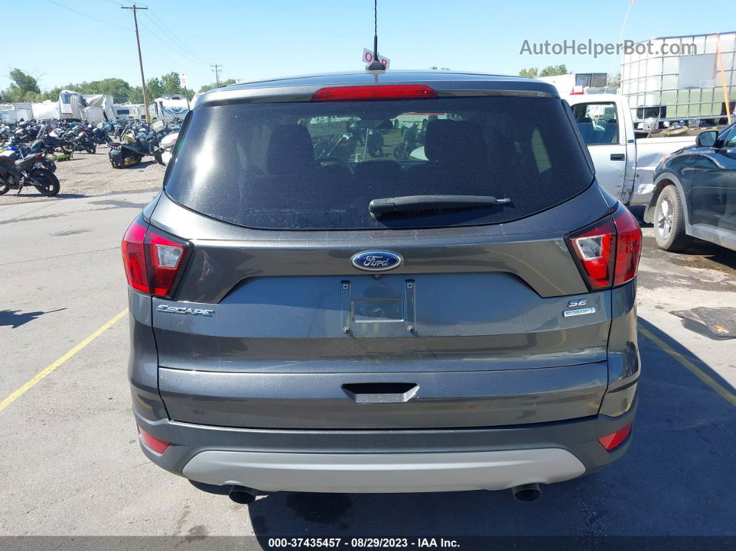 2019 Ford Escape Se Gray vin: 1FMCU0GD0KUA30892