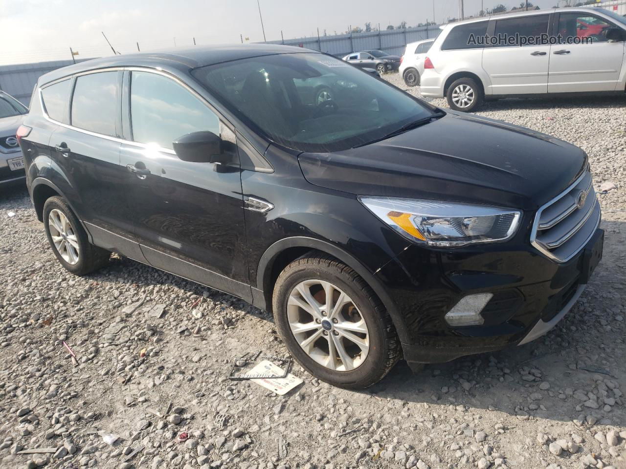 2019 Ford Escape Se Черный vin: 1FMCU0GD0KUB27252