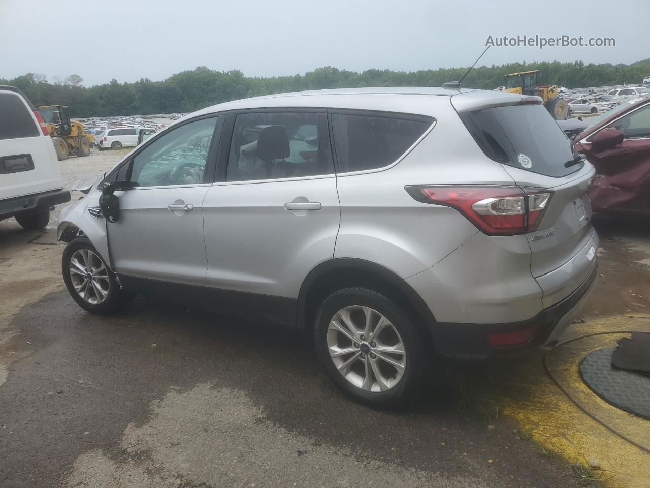 2017 Ford Escape Se Silver vin: 1FMCU0GD1HUA40596