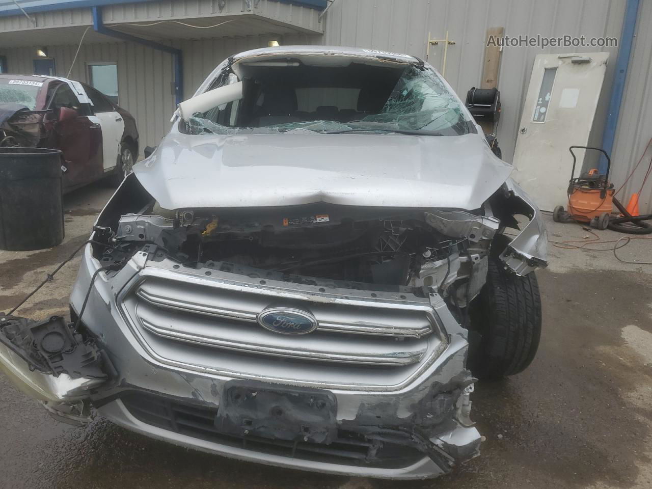 2017 Ford Escape Se Silver vin: 1FMCU0GD1HUA40596