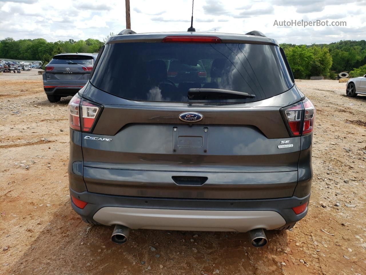 2017 Ford Escape Se Серый vin: 1FMCU0GD1HUA57673