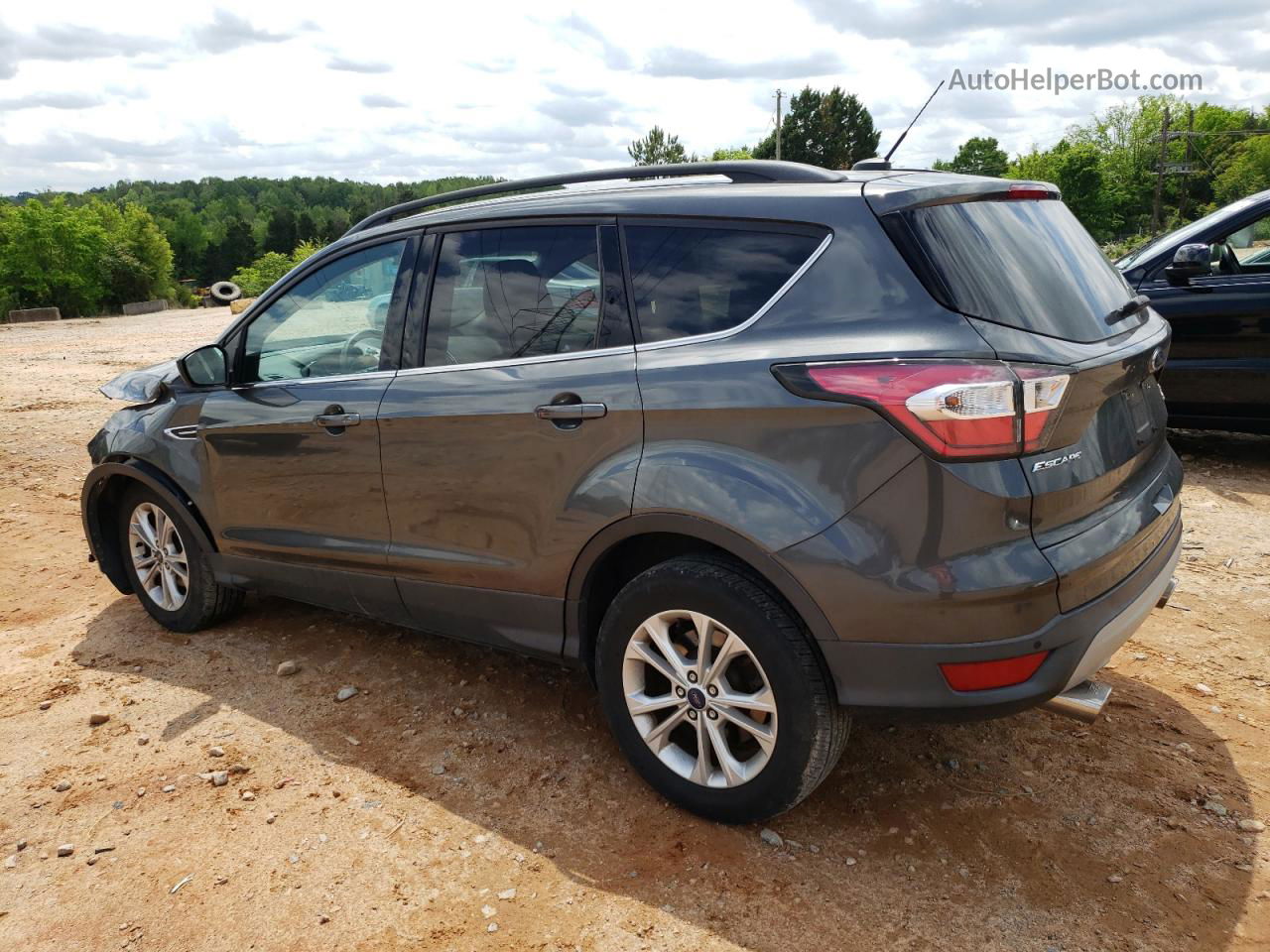 2017 Ford Escape Se Серый vin: 1FMCU0GD1HUA57673