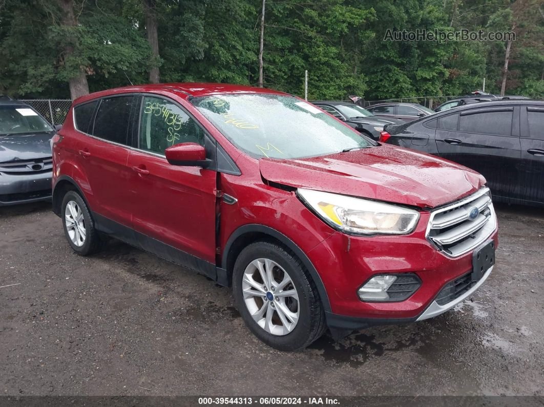 2017 Ford Escape Se Red vin: 1FMCU0GD1HUA76742