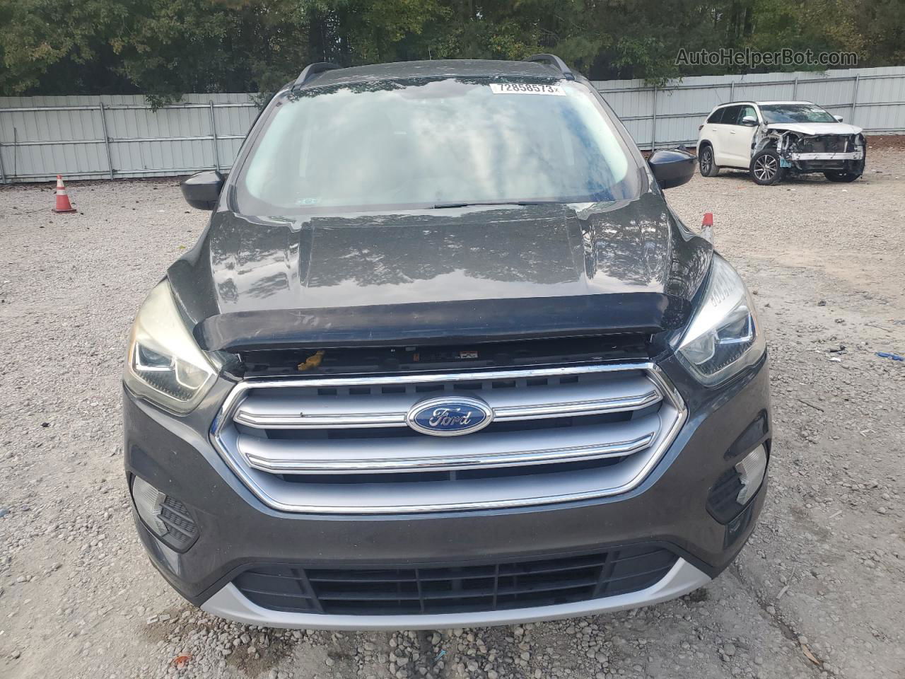 2017 Ford Escape Se Gray vin: 1FMCU0GD1HUC06955