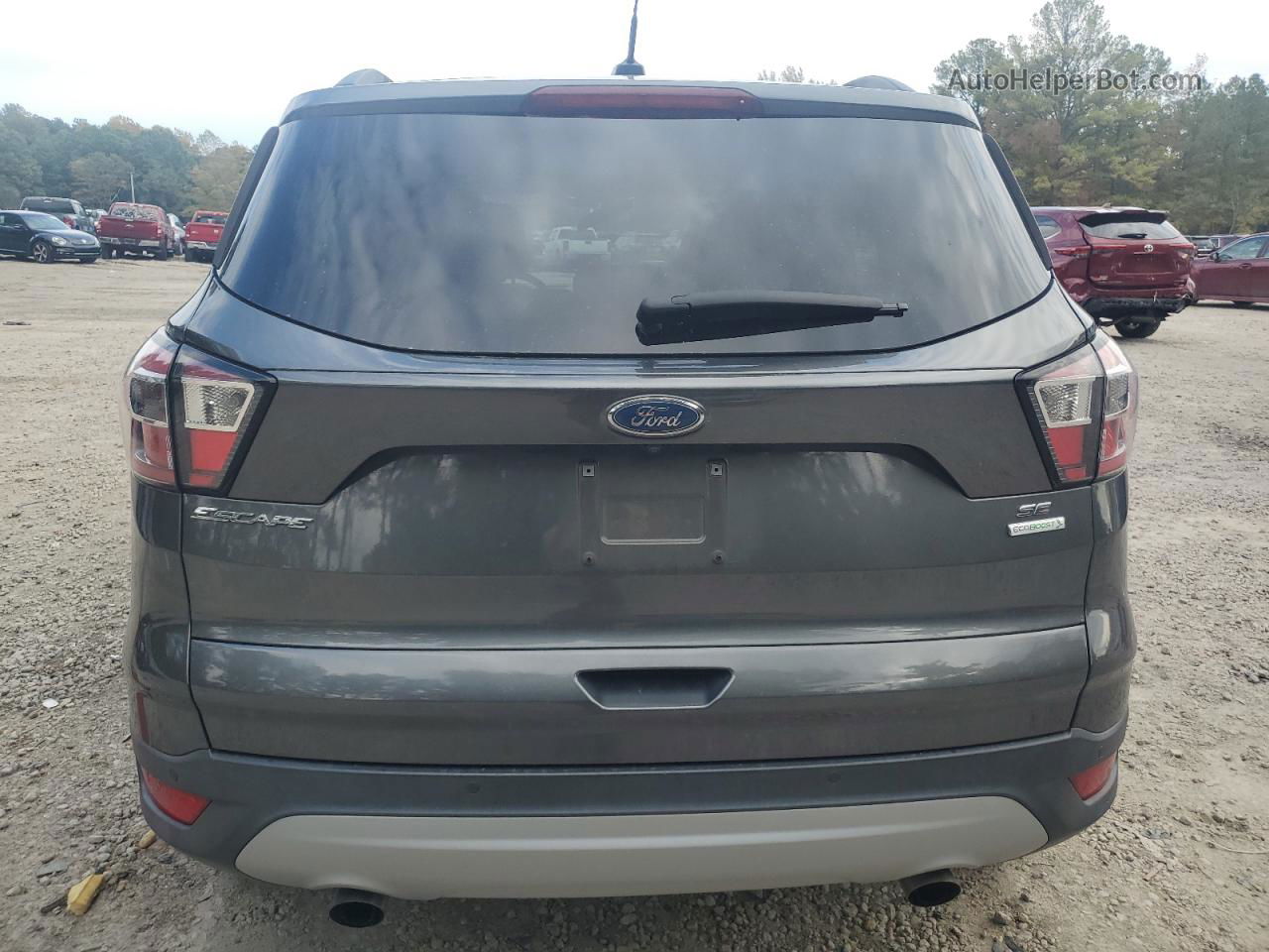 2017 Ford Escape Se Gray vin: 1FMCU0GD1HUC06955