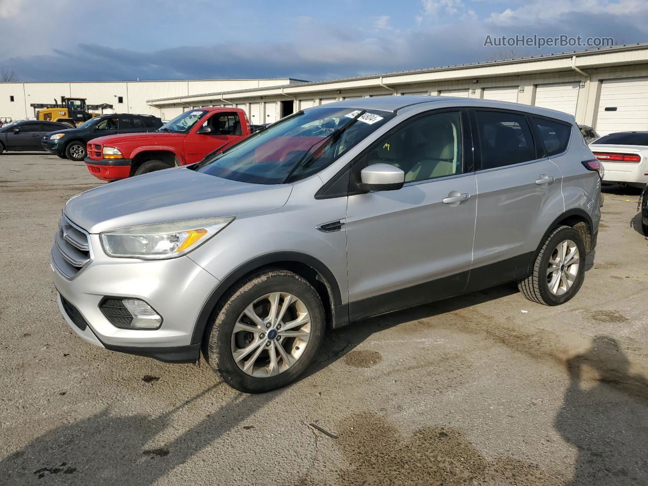 2017 Ford Escape Se Silver vin: 1FMCU0GD1HUC68131