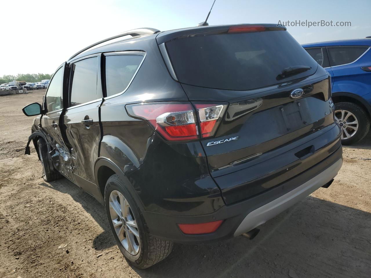 2017 Ford Escape Se Black vin: 1FMCU0GD1HUE02684