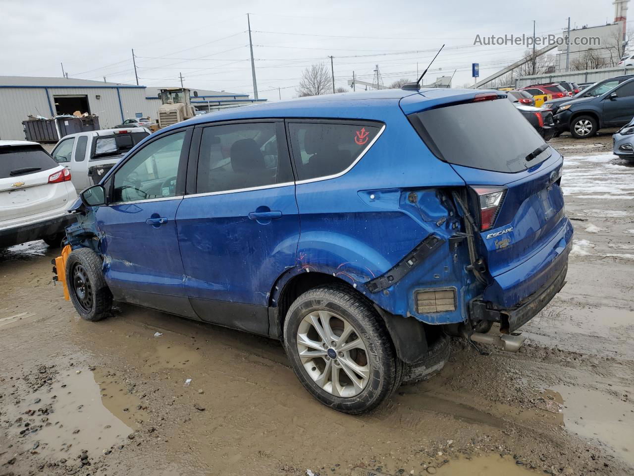 2017 Ford Escape Se Blue vin: 1FMCU0GD1HUE57989