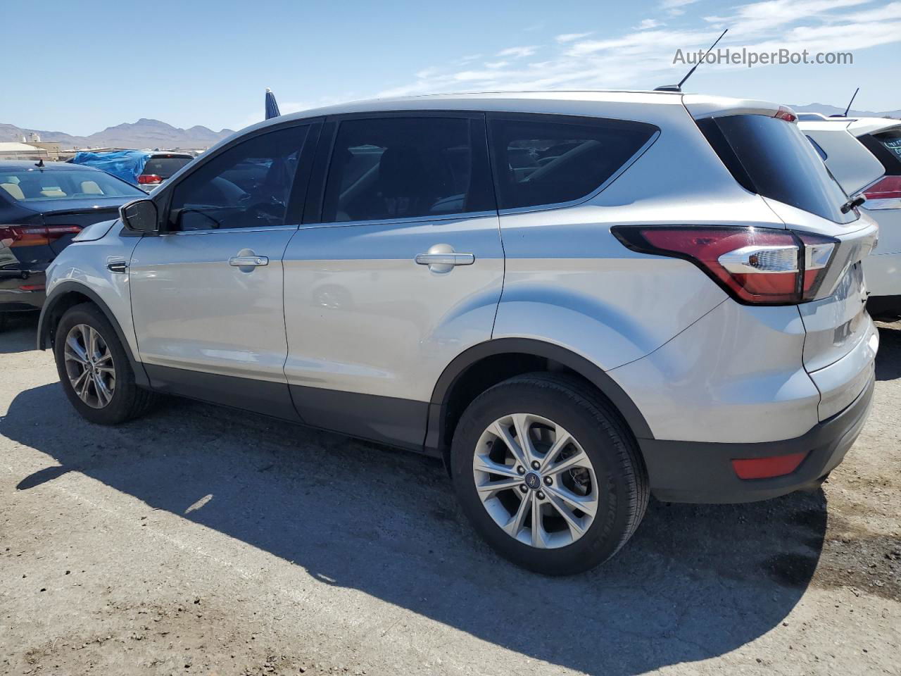 2017 Ford Escape Se Silver vin: 1FMCU0GD1HUE74226