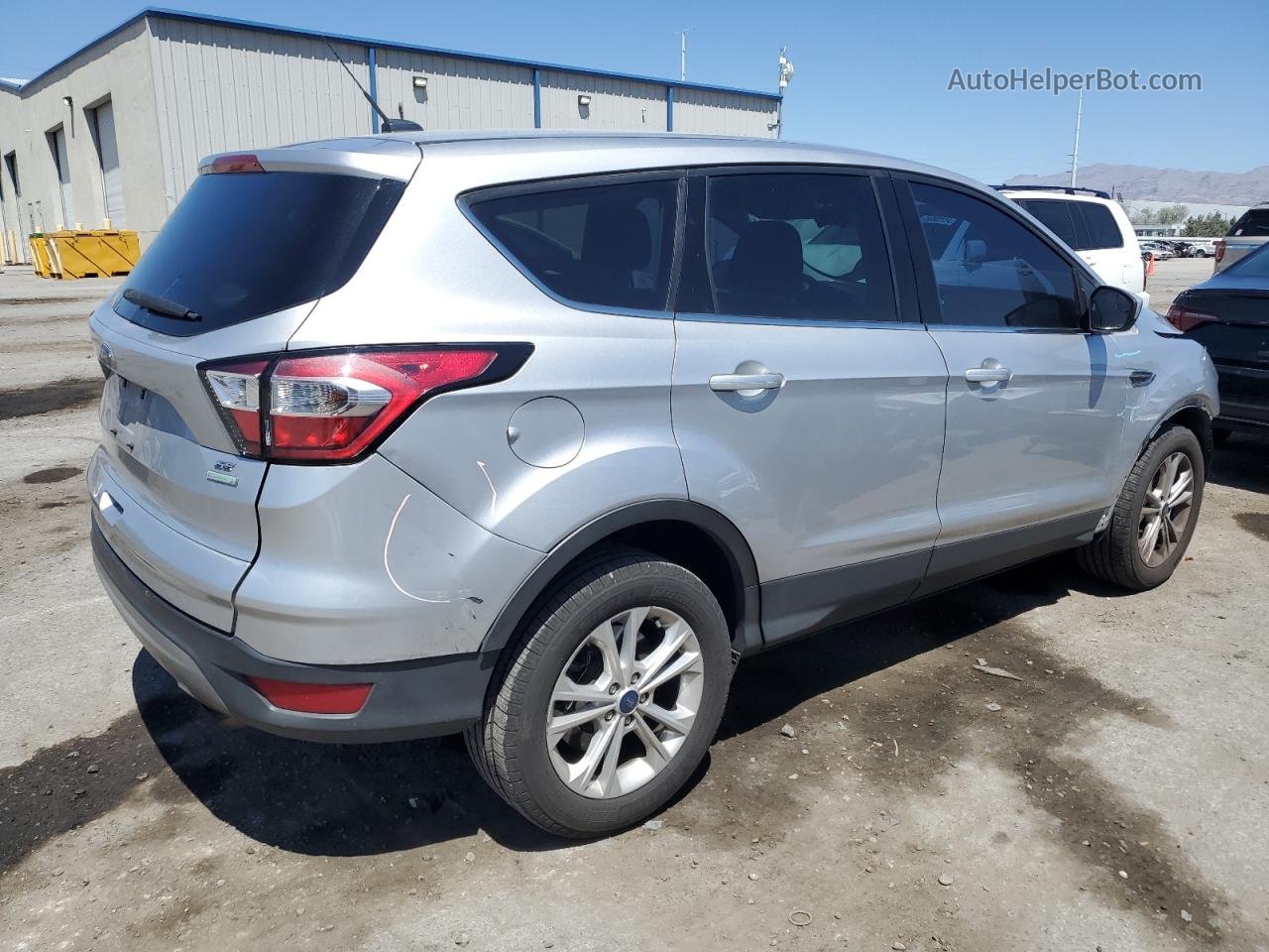 2017 Ford Escape Se Silver vin: 1FMCU0GD1HUE74226