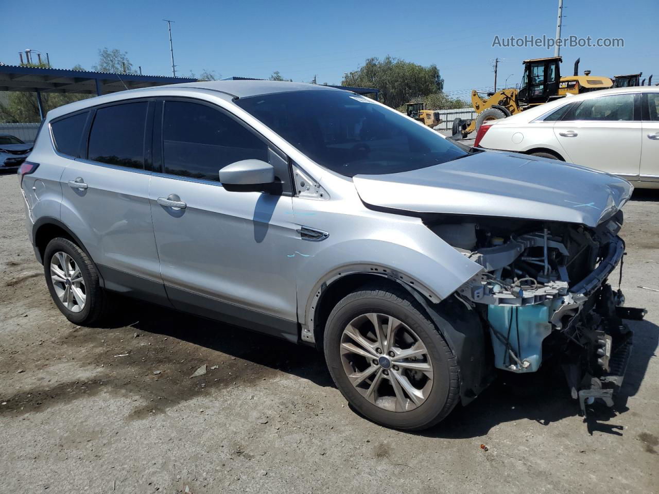 2017 Ford Escape Se Silver vin: 1FMCU0GD1HUE74226