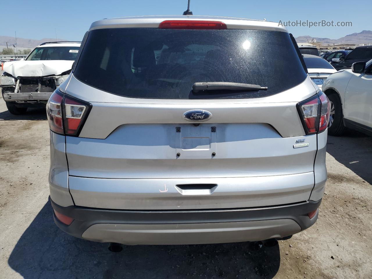 2017 Ford Escape Se Silver vin: 1FMCU0GD1HUE74226