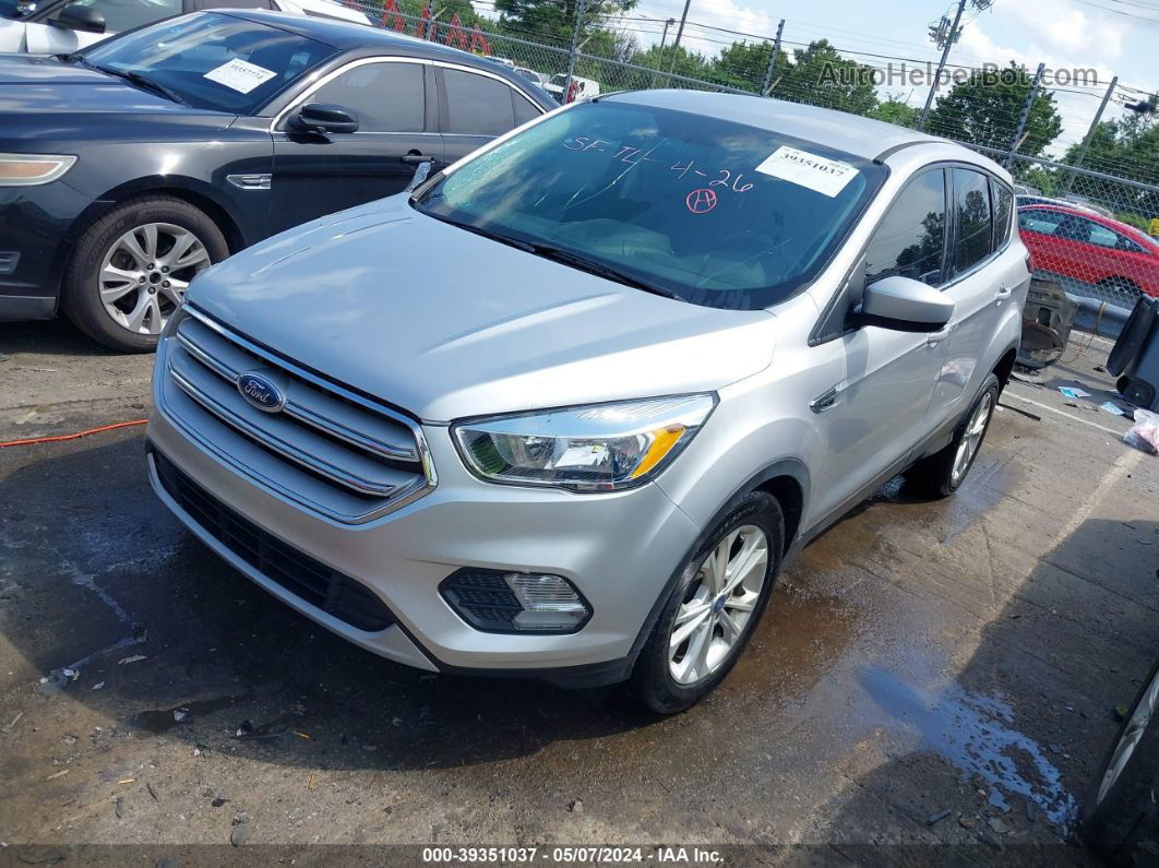 2019 Ford Escape Se Silver vin: 1FMCU0GD1KUA64436