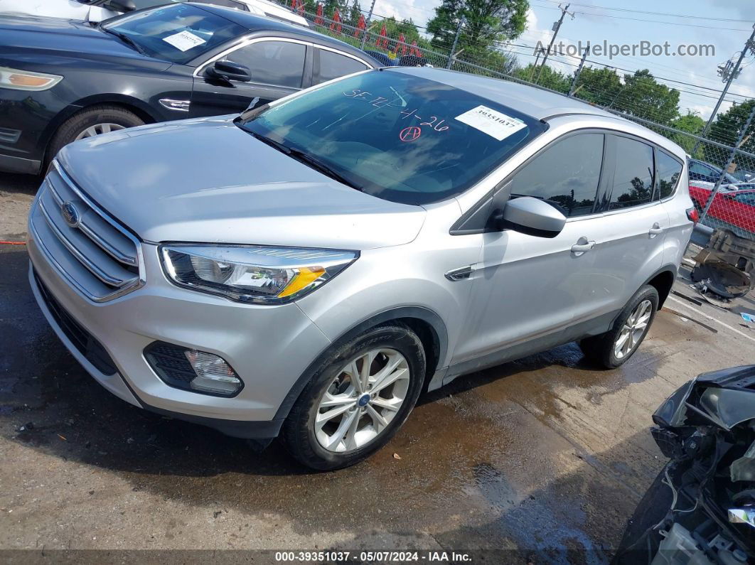 2019 Ford Escape Se Silver vin: 1FMCU0GD1KUA64436