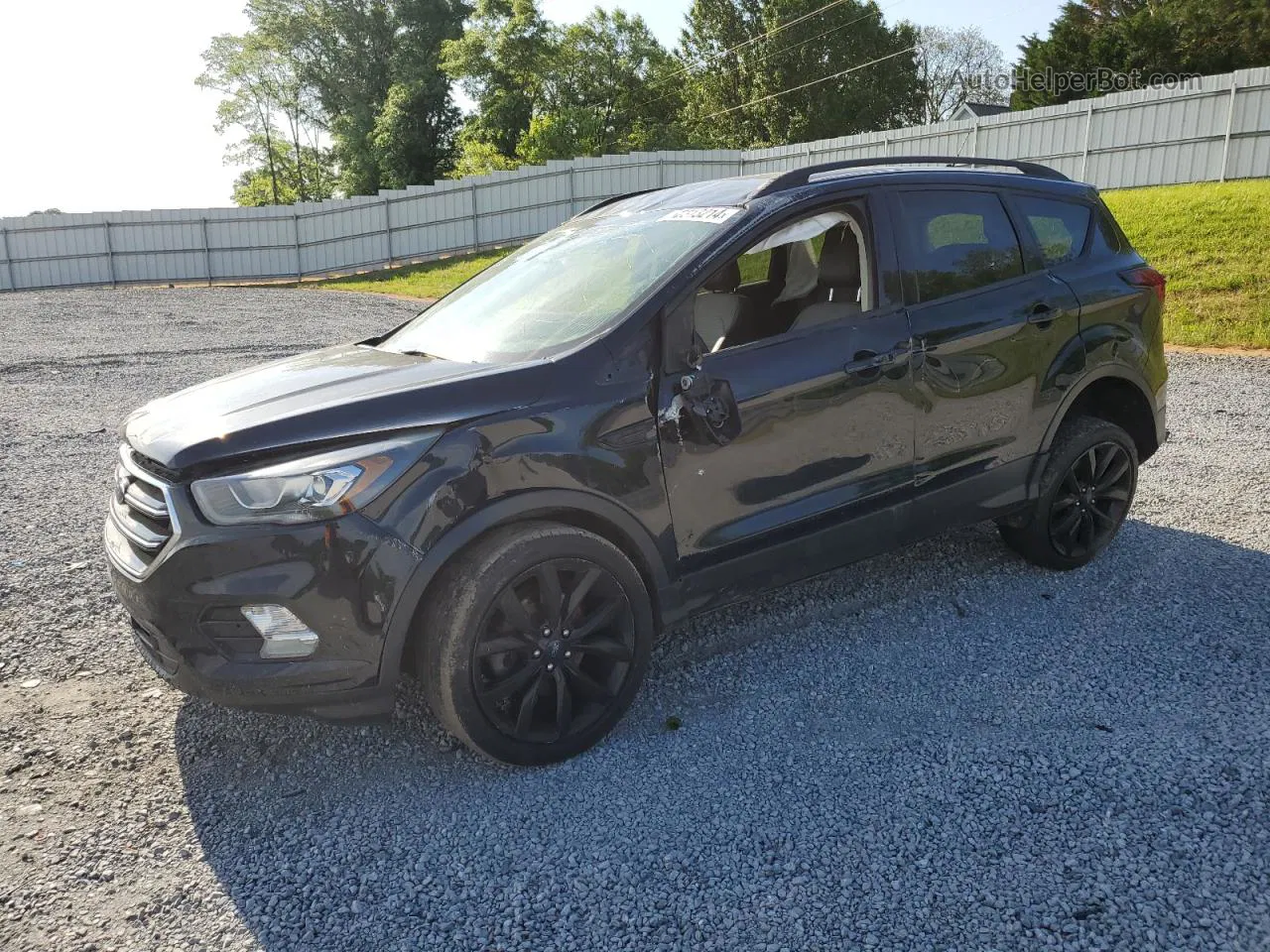 2019 Ford Escape Se Black vin: 1FMCU0GD1KUA64453