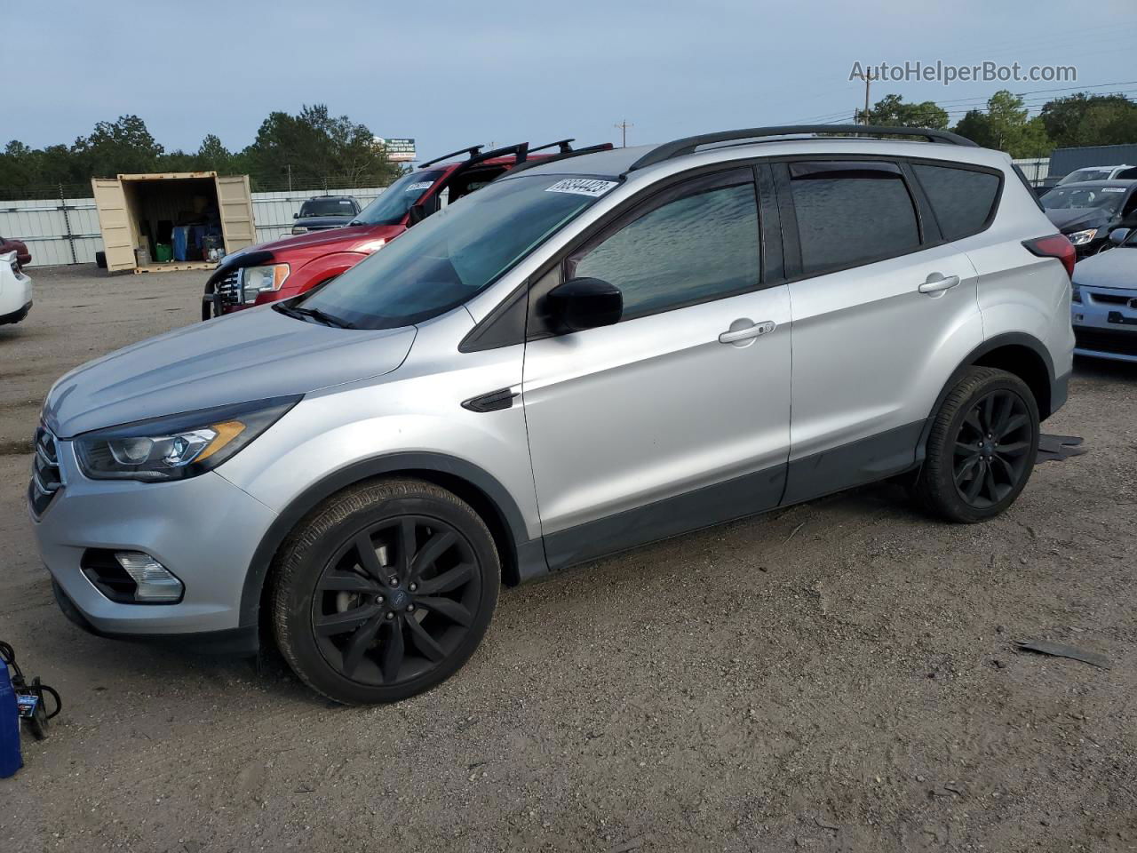 2019 Ford Escape Se Silver vin: 1FMCU0GD1KUB08872