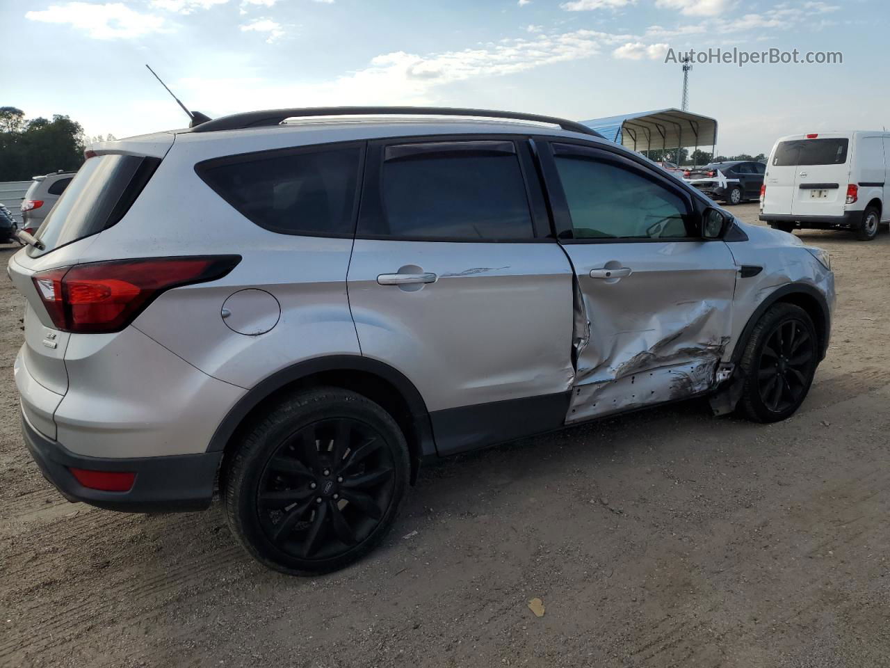 2019 Ford Escape Se Silver vin: 1FMCU0GD1KUB08872