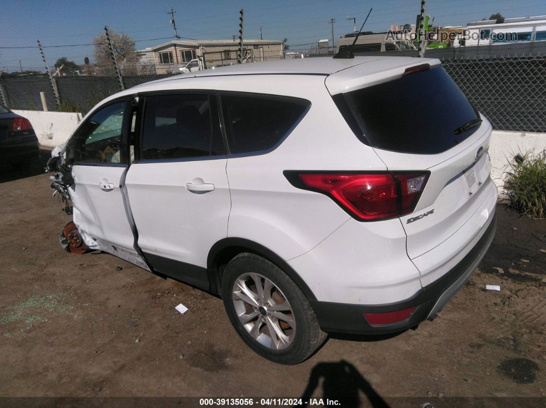 2019 Ford Escape Se White vin: 1FMCU0GD1KUB11299