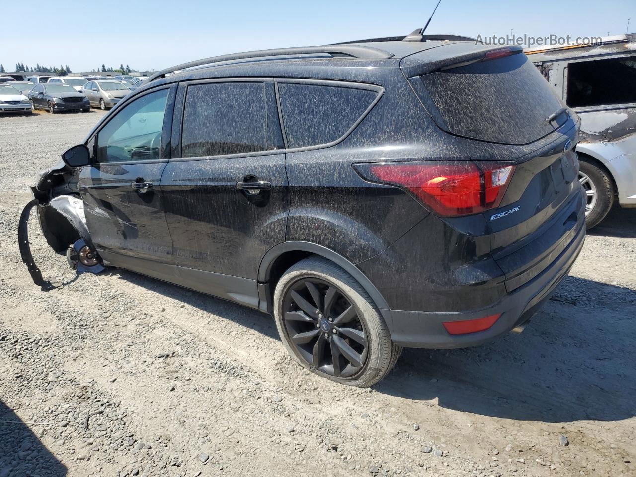 2019 Ford Escape Se Черный vin: 1FMCU0GD1KUB79795