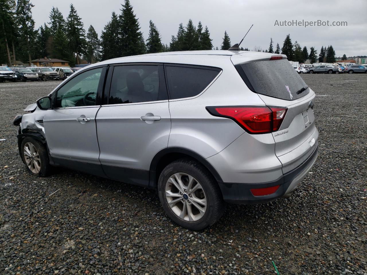 2019 Ford Escape Se Silver vin: 1FMCU0GD1KUC34522