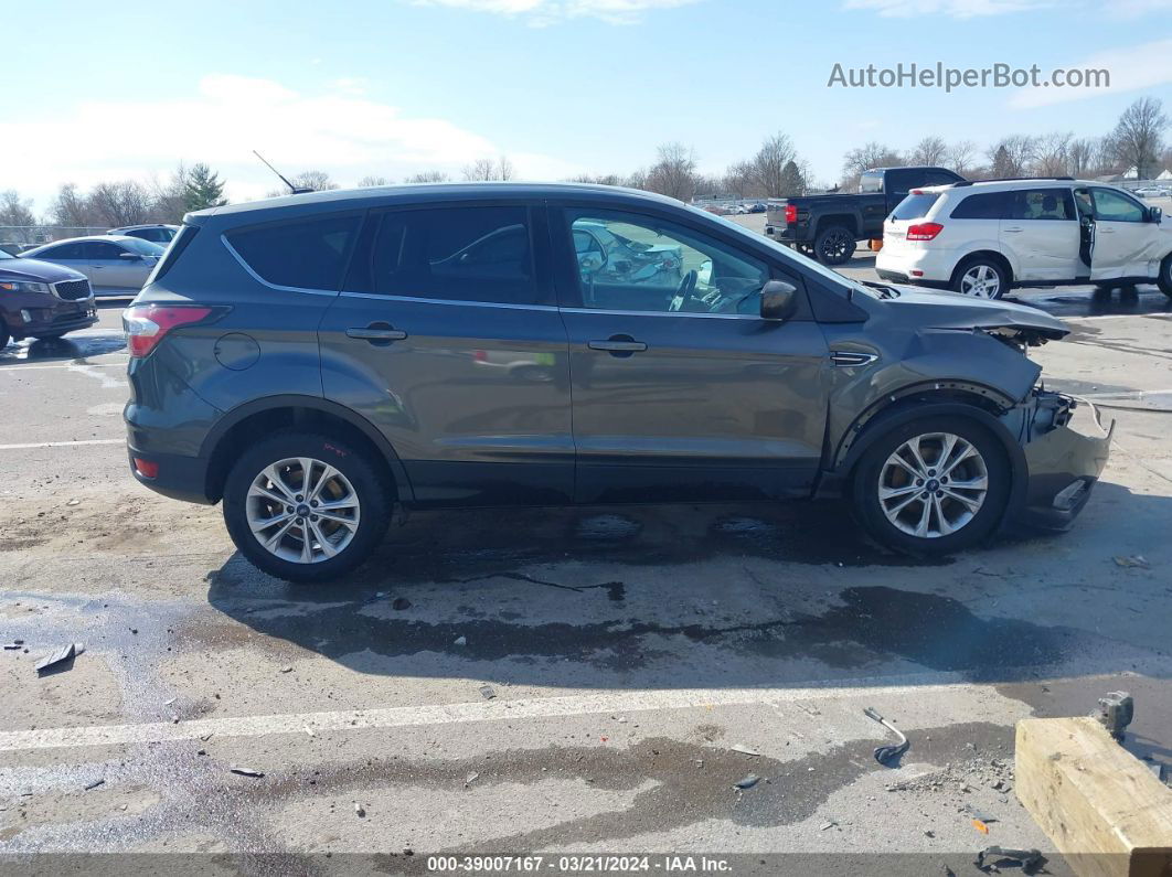 2017 Ford Escape Se Gray vin: 1FMCU0GD2HUA69413