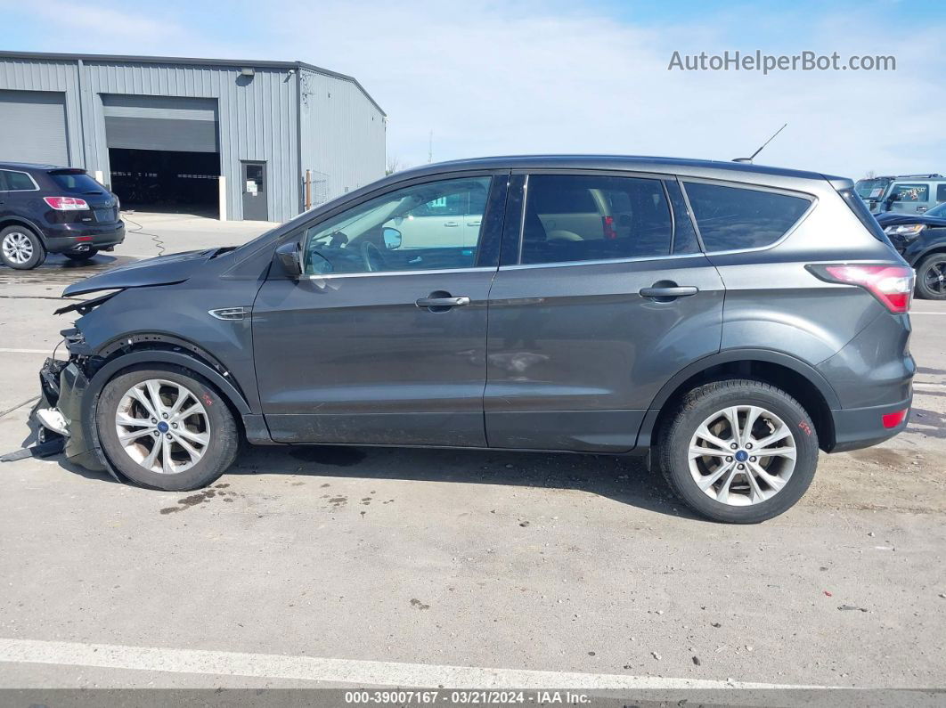 2017 Ford Escape Se Gray vin: 1FMCU0GD2HUA69413