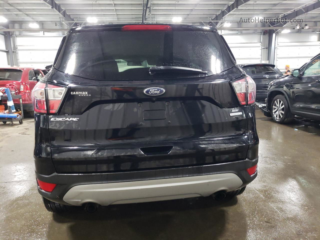 2017 Ford Escape Se Черный vin: 1FMCU0GD2HUD85071