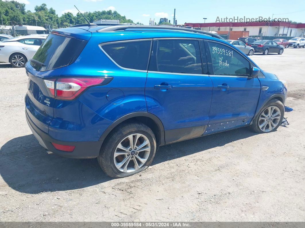 2017 Ford Escape Se Blue vin: 1FMCU0GD2HUF02888