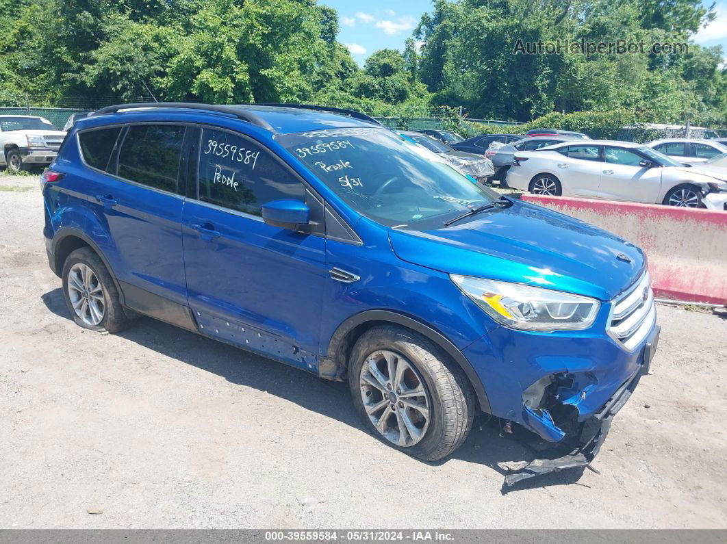 2017 Ford Escape Se Blue vin: 1FMCU0GD2HUF02888