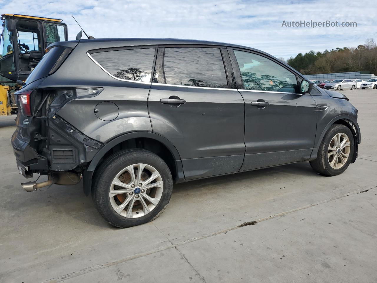 2019 Ford Escape Se Gray vin: 1FMCU0GD2KUA20302