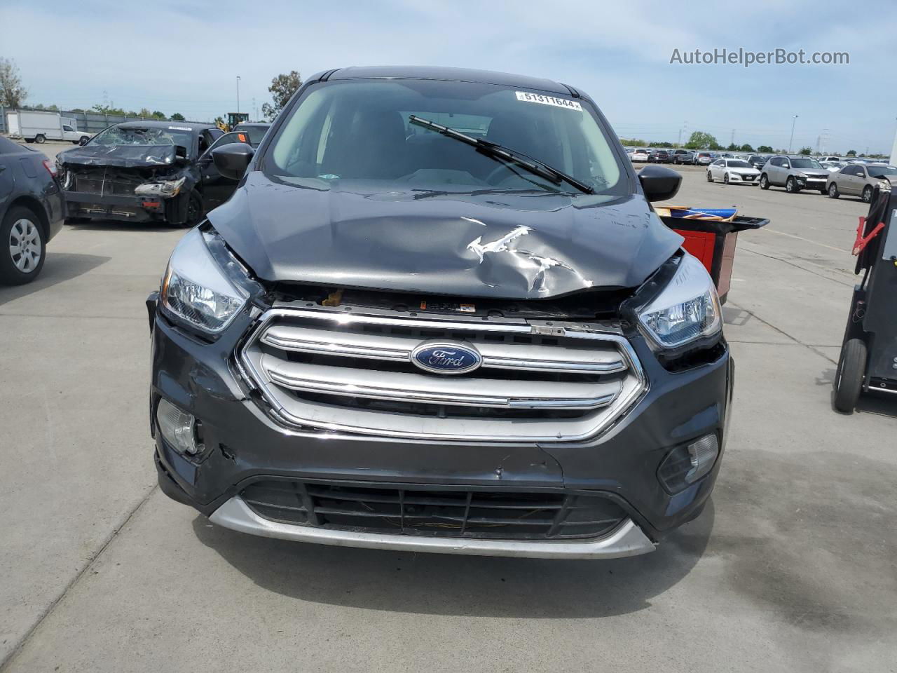 2019 Ford Escape Se Gray vin: 1FMCU0GD2KUA28769