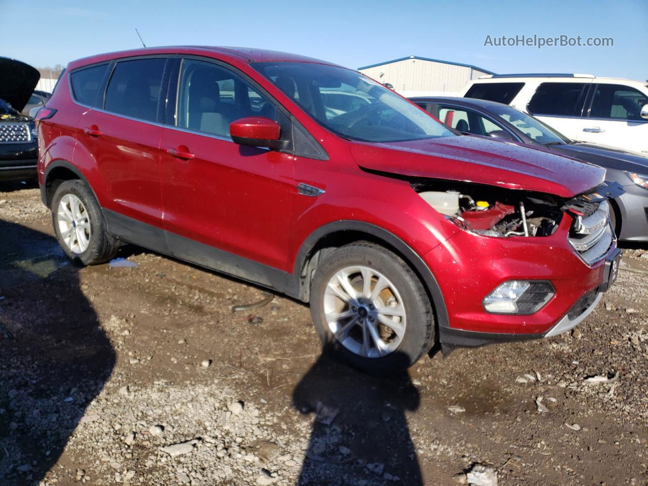 2019 Ford Escape Se Бордовый vin: 1FMCU0GD2KUA68771