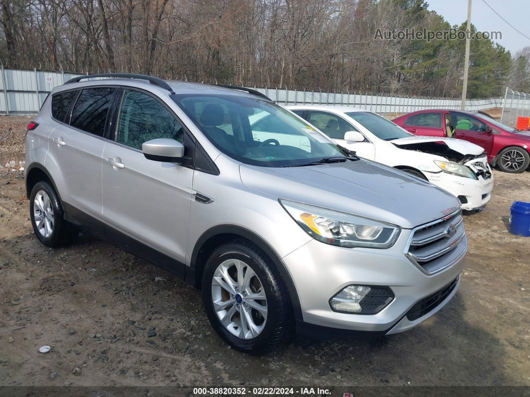 2017 Ford Escape Se Silver vin: 1FMCU0GD3HUC71788