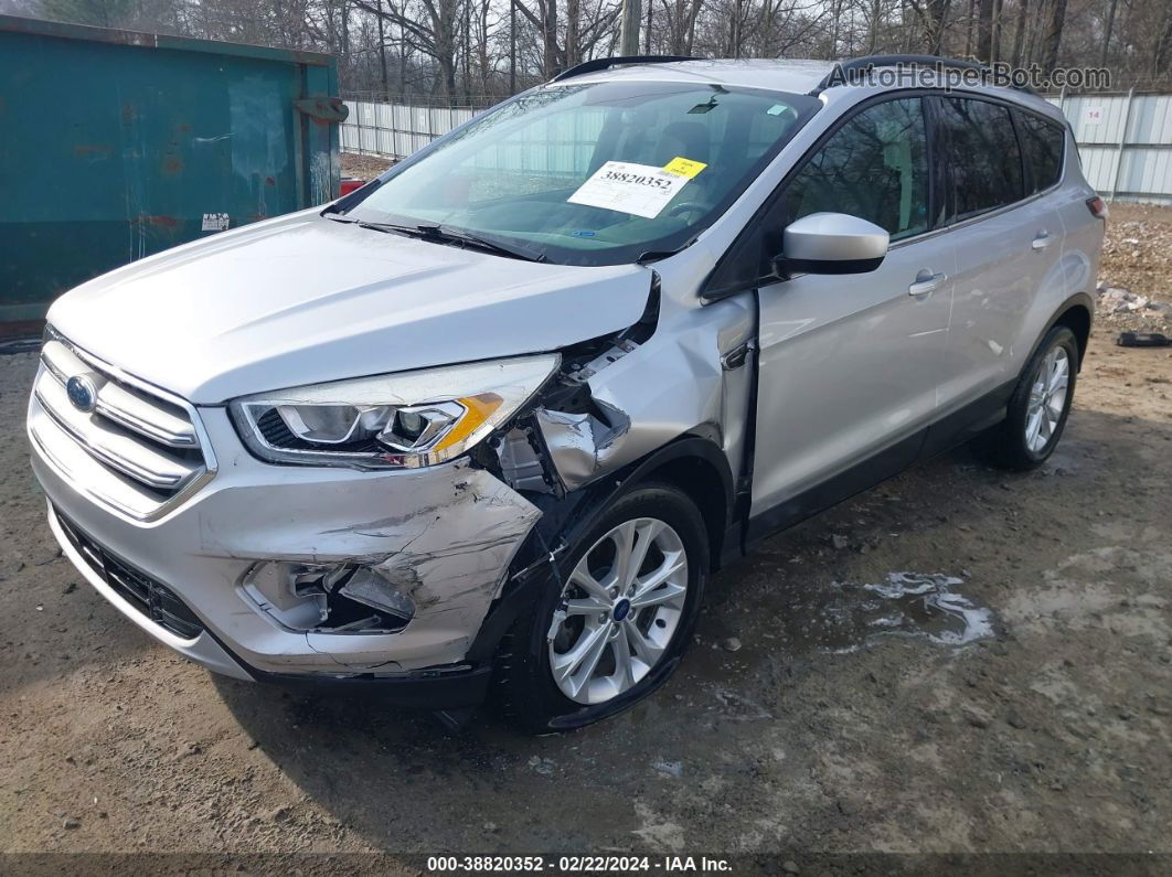 2017 Ford Escape Se Silver vin: 1FMCU0GD3HUC71788