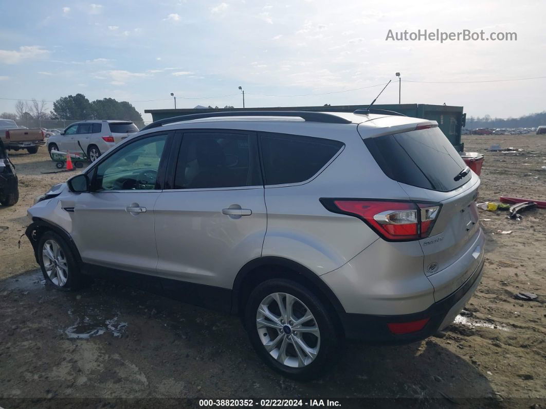 2017 Ford Escape Se Silver vin: 1FMCU0GD3HUC71788