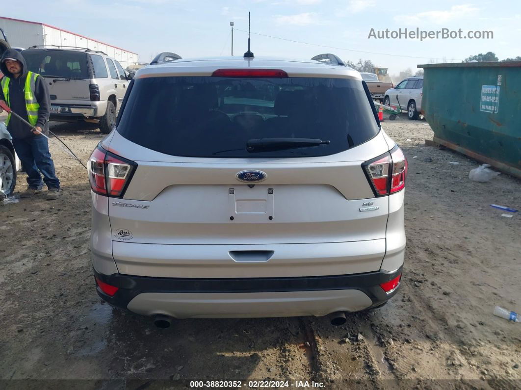 2017 Ford Escape Se Silver vin: 1FMCU0GD3HUC71788