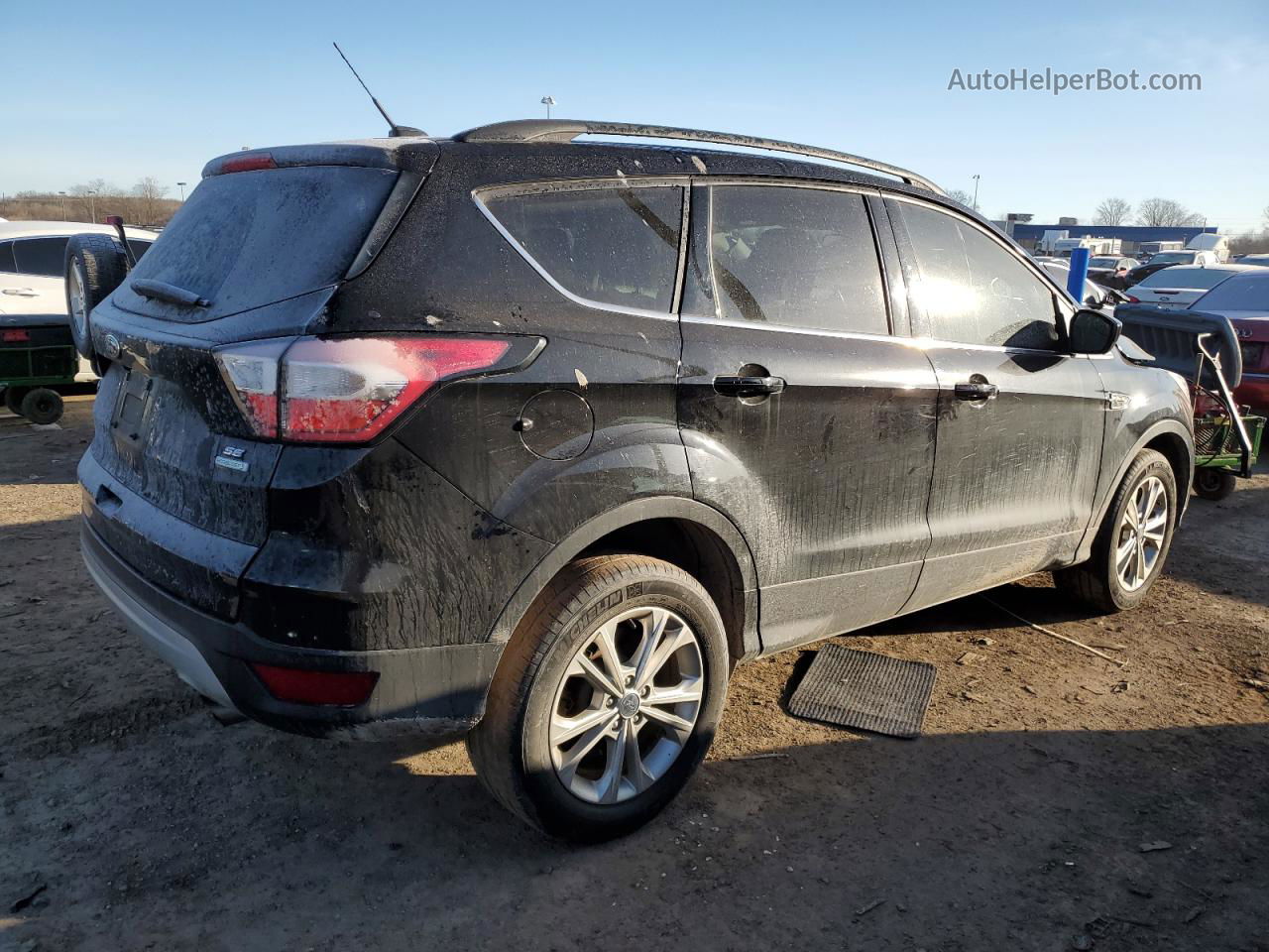 2017 Ford Escape Se Black vin: 1FMCU0GD3HUD46070