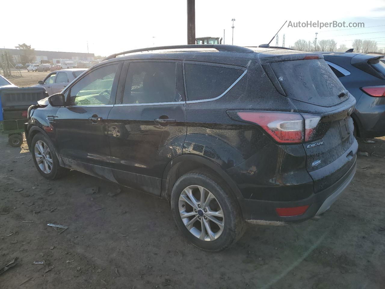 2017 Ford Escape Se Черный vin: 1FMCU0GD3HUD46070